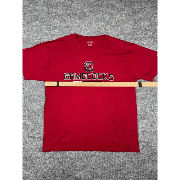 Champion South Carolina Gamecocks Track & Field Shirt Men’s Large Red Tee - Picture 4 of 11